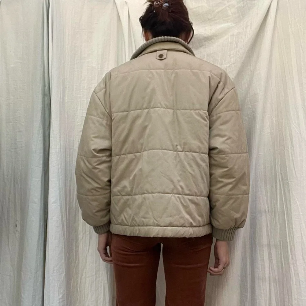 Mulberry Street tan puffer